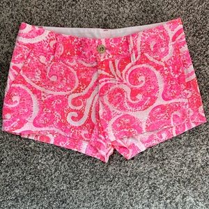 Lilly Pulitzer The Walsh Short Pink Paisley